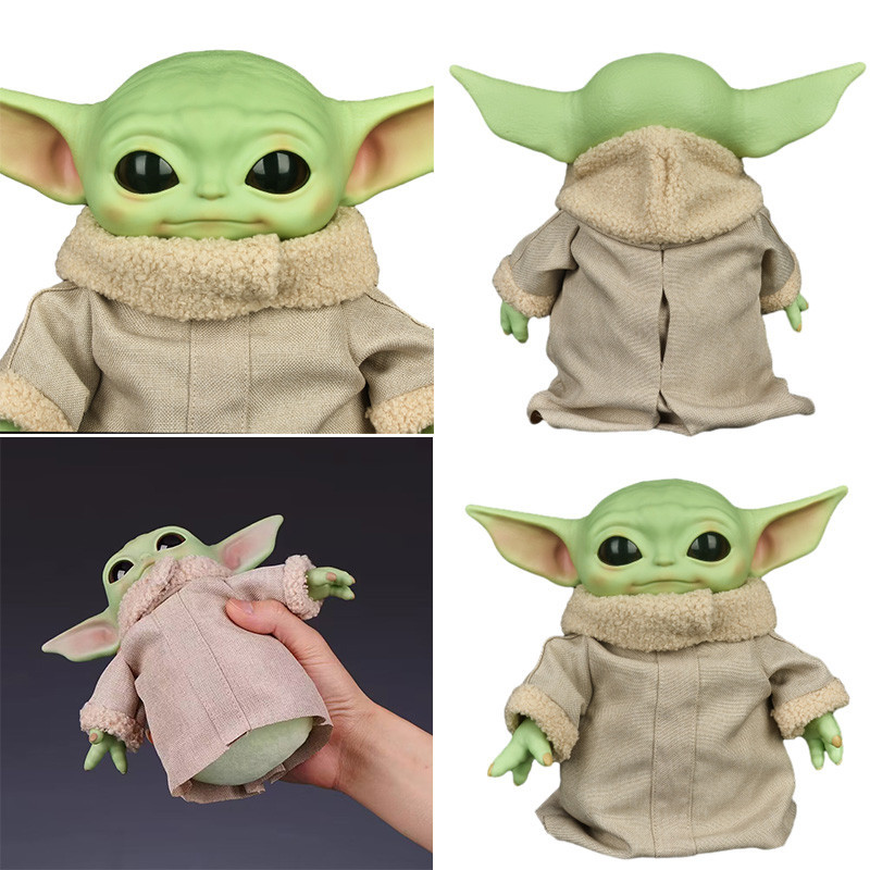 Baby Yoda Plushie Star Wars Periferia Grogu Coisas Para Presentes