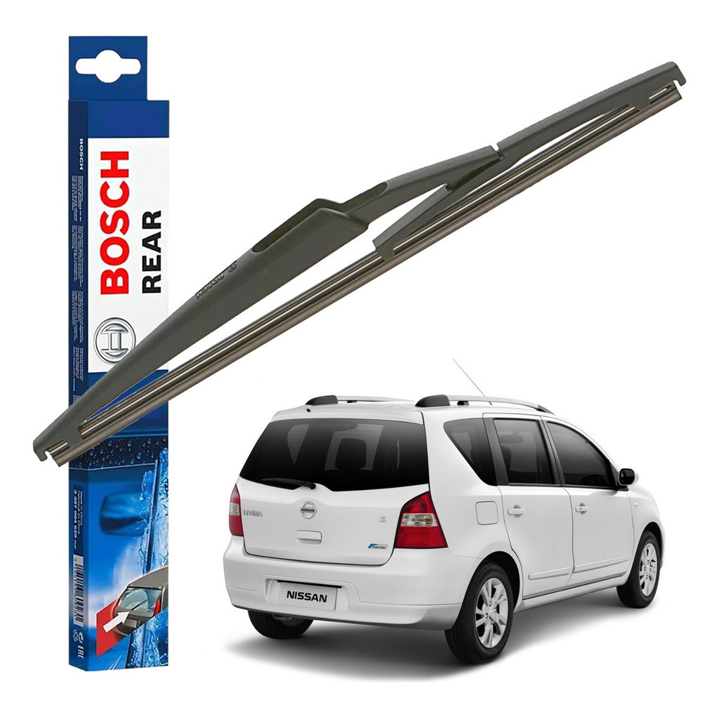 Palheta Traseira Limpador Vidro Vigia REAR Original Bosch Nissan Livina 2009 A 2014