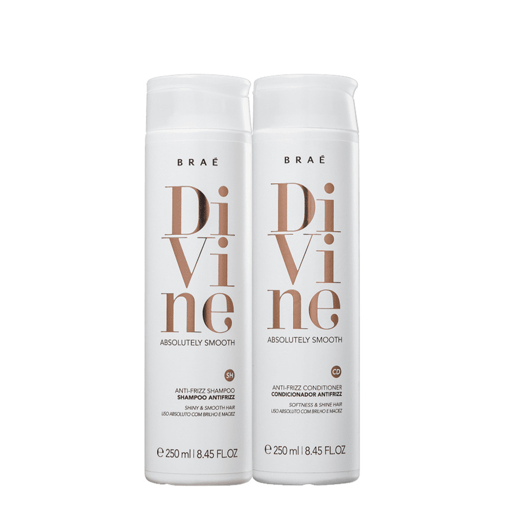 Kit Braé Divine Shampoo e Condicionador (2 produtos) em Oferta na Shopee