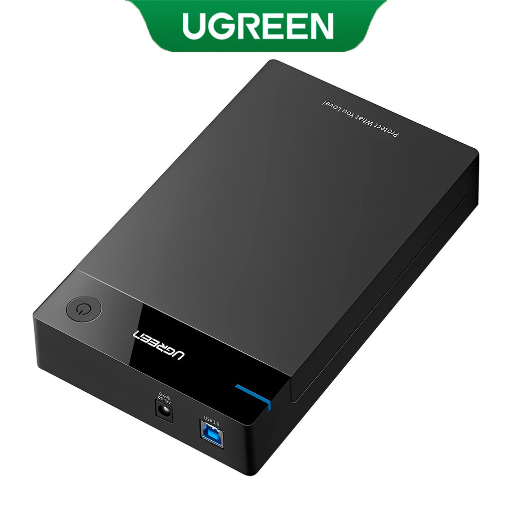 UGREEN Case Externa para Disco Rígido 3.5 pol 5Gbps Preta