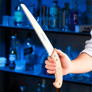 Serrote Profissional De Poda Lâmina 3 Cortes Jardim Galhos Árvores Poda Galhos Cabo De Madeira em Oferta na Shopee