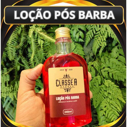 Loção Pós Barba Classe A Barber 240ml Refrescante E Cicatrizante