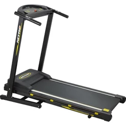 Esteira Elétrica Polimet Dobrável Residencial Profissional Fitness Nitro N12 BIVOLT Cor Preto