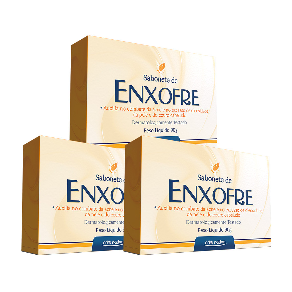 Kit 3 und Sabonete de Enxofre Arte Nativa 90g em Oferta na Shopee
