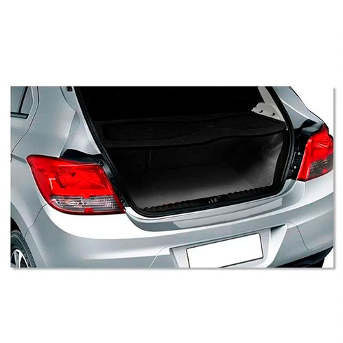 Detalhes do Tampão Porta Malas Chevrolet Onix 2013 a 2019 R-Acoustic Bagagito Carpete Grafite