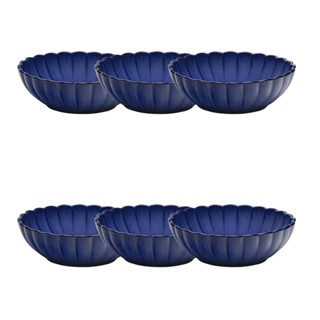 Jogo de 6 Pratos Fundo 20cm Oxford Flora Amor-Perfeito em Oferta na Shopee