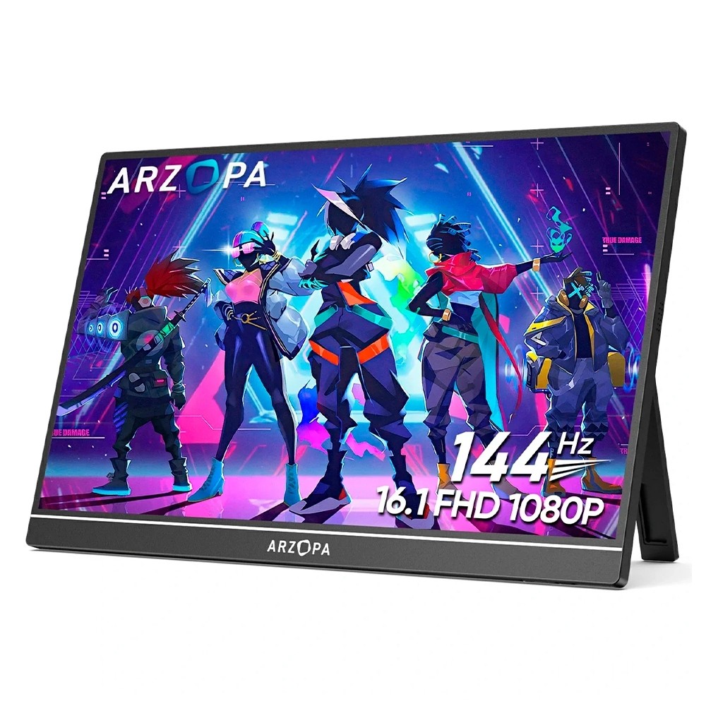 Monitor Portátil Arzopa Z1FC 16.1" FHD 1080P 144Hz em Oferta na Shopee