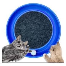 Cama Pet Antistress Para Gatos Bolinha Interativa Super Cat Relax Pop    - Azul