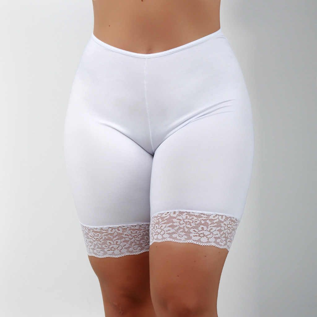 Short Anágua Segunda Pele com Renda Para Saia e Vestidos