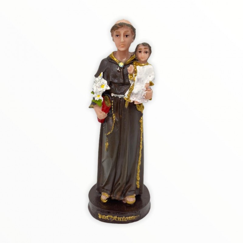 Escultura Santo Antônio 14,50 cm em  Resina
