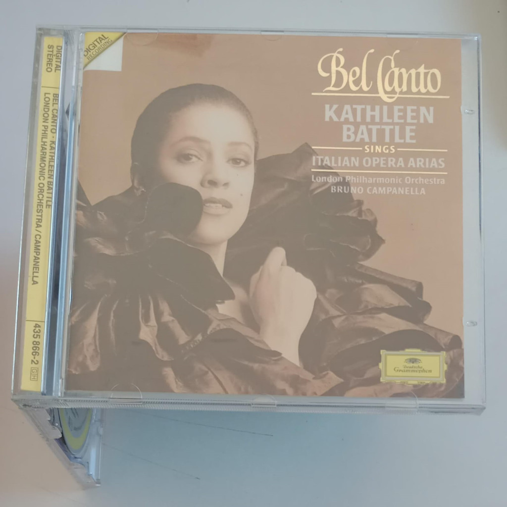 CD KATHLEEN BATTLE, LONDON PHILARMONIC ORCHESTRA, BRUNO CAMPANELLA BEL CANTO - KATHLEEN BATTLE SINGS ITALIAN OPERA ARIAS