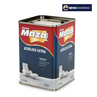 Tinta Acrílica Fosca Antimofo Interior Extra Maza 18L - Escolha sua Cor! em Oferta na Shopee