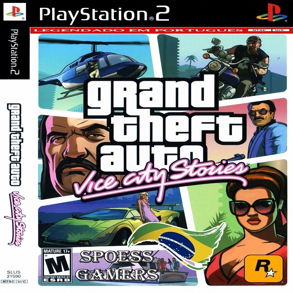 Jogo Ps 2 Gta Vice City Stories Grand Theft Auto Portugues