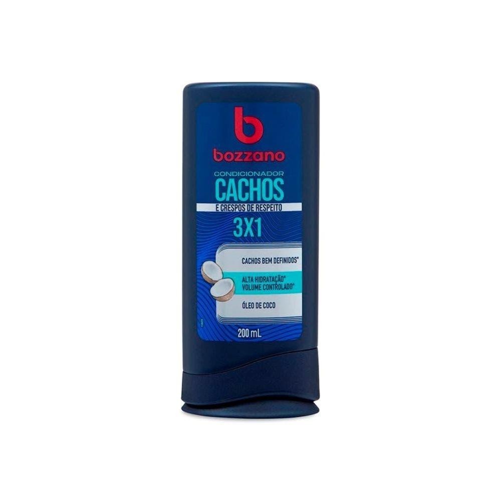 Condicionador Cachos e Crespos 3x1 Bozzano 200ml - Beauty