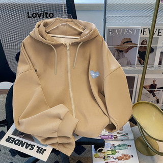 Lovito Casual Moletom Feminino com Estampa Geométrica LNA40084