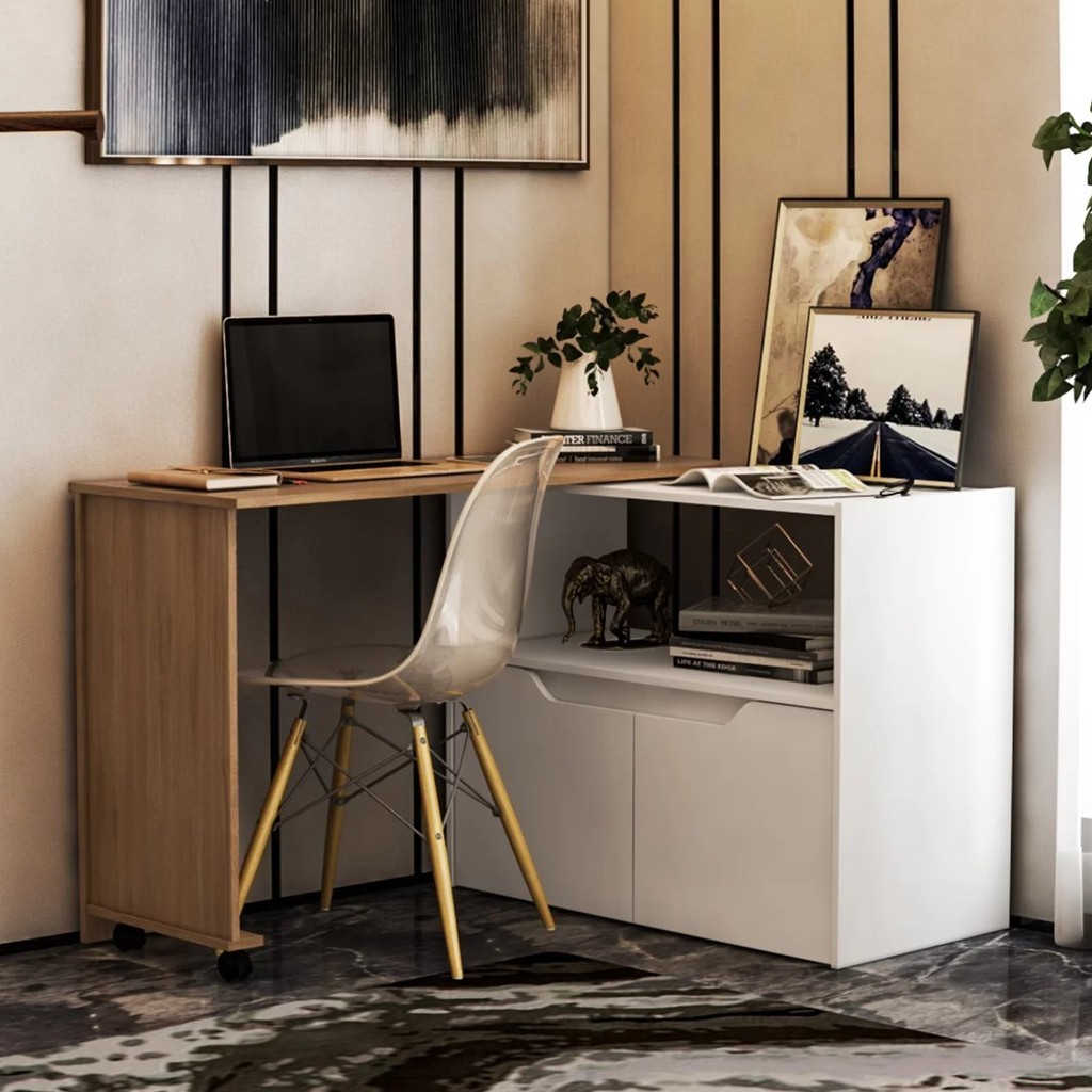 Escrivaninha Escritório 2 Portas Stanley em Oferta na Shopee