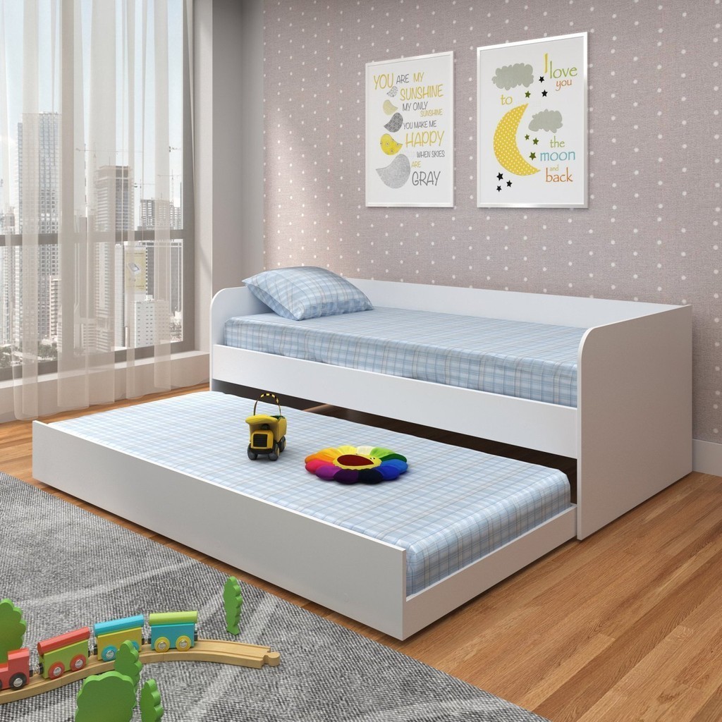 Bicama Juvenil Solteiro 193x94,4x68cm Marie Espresso Móveis em Oferta na Shopee