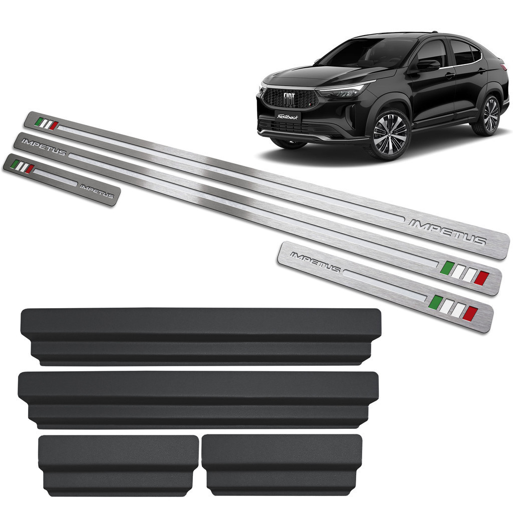 Soleira de Porta Fastback Impetus 2023/.. - Aço Inox em Oferta na Shopee