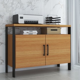 Armário para Escritório 2 Portas 100% Mdf Industrial Concept Freijó/Preto Fosco - Panorama Móveis em Oferta na Shopee