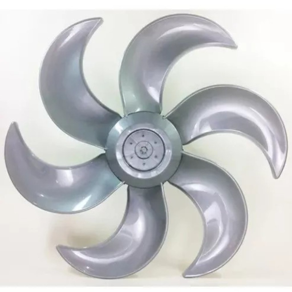 Hélice Ventilador Mondial 40cm Nv-45 Nv-75 Vt41 6 Pás Cinza