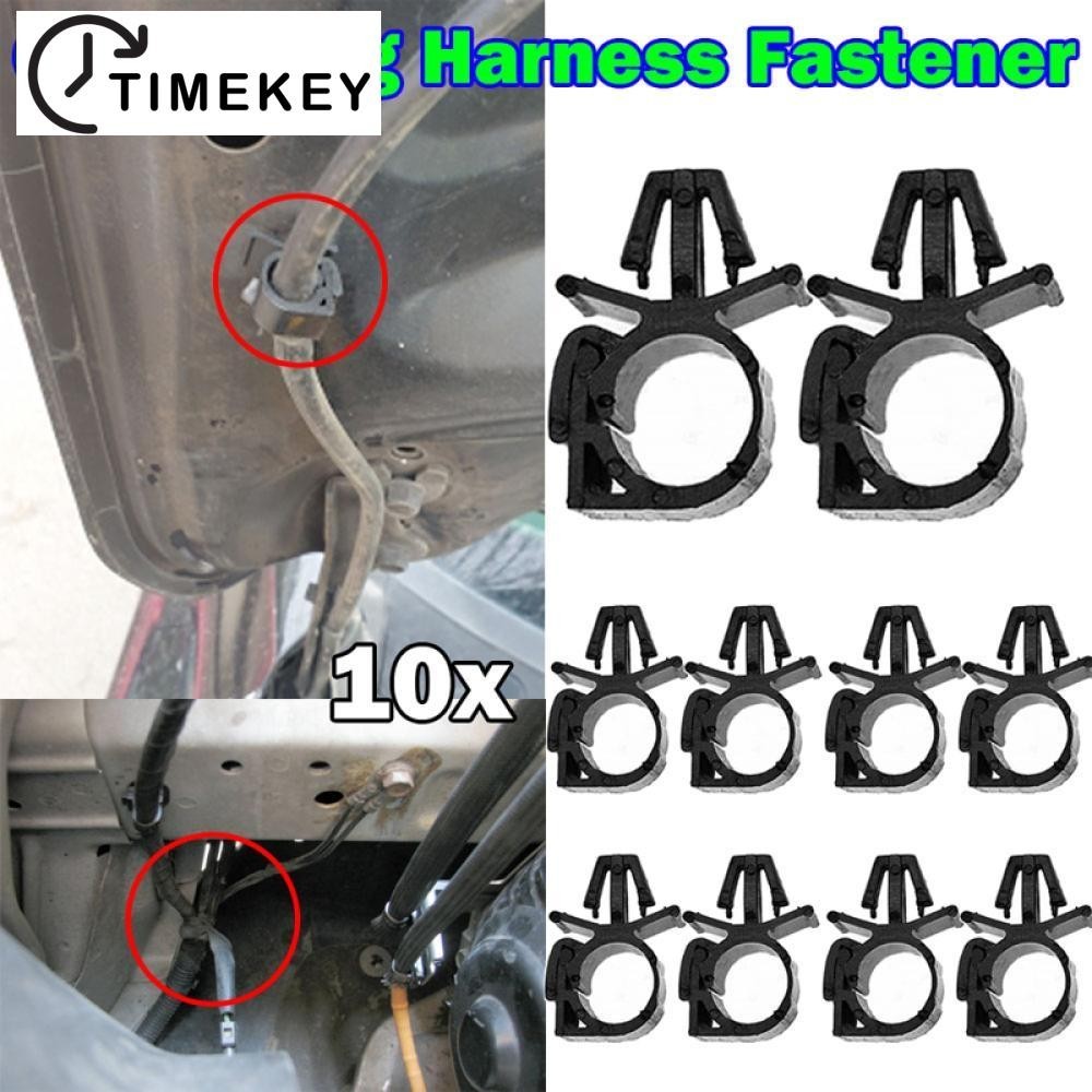 TKEY 10Pcs Clipes De Fiação Do Chicote Carro Rota De Fixação Retentor Fixo De Tubo Corrugado Abraçadeira De Cabo De Óleo Linha De Viga Suporte De Mangueira E1I5 em Oferta na Shopee