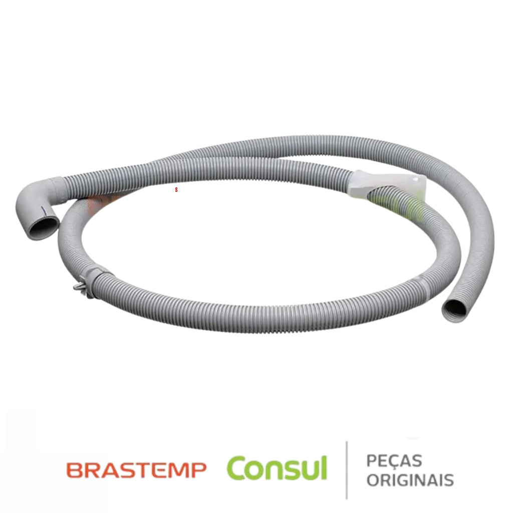 Mangueira Drenagem Saída de Água Lavadora Brastemp Consul Original 326031817