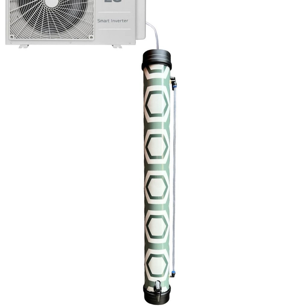 Dreno Coletor de Água para Ar Condicionado 8L Cor Cinza 1 - 97cm.