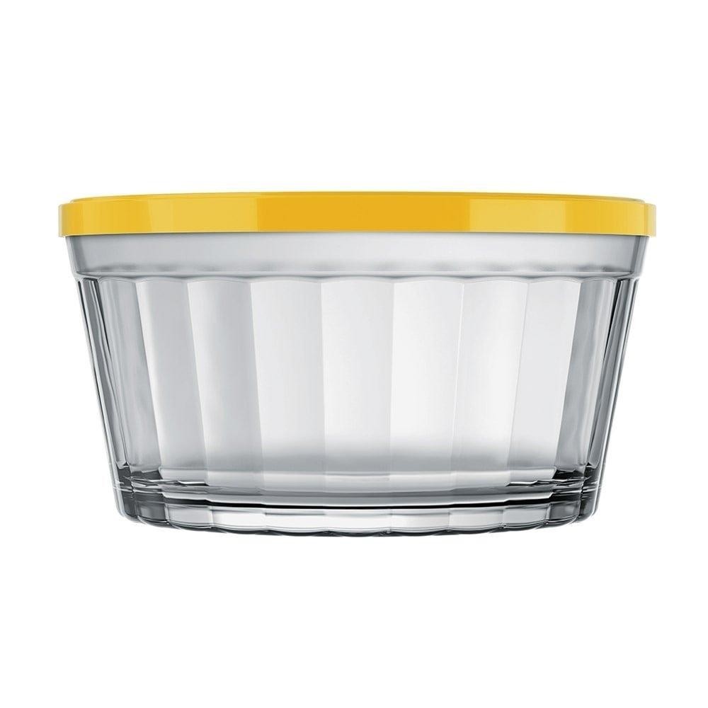 Detalhes do Tigela Nadir Americano 600ml Grande 4010 com Tampa | Cores Sortidas - Embalagem com 12 Peças