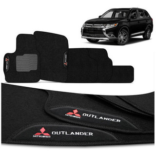 Jogo Tapete Mitsubishi Outlander 2008 A 2022 Carpete Bordado em Oferta na Shopee