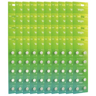 400 Baterias Pilhas Alcalina Lr44 1,5v Blister Cartela Elgin em Oferta na Shopee