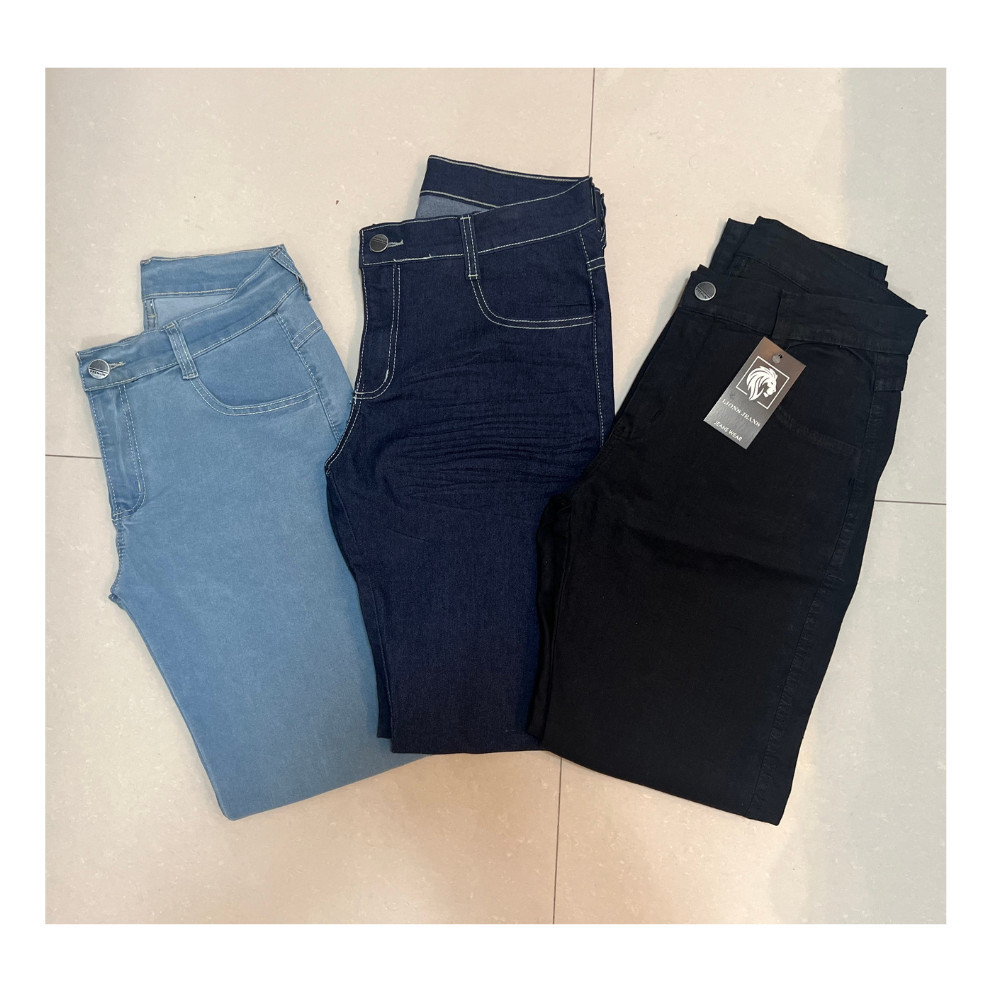 KIT 2 Calça Masculina Jeans Slim c/ Lycra Elastano Premium - Envio Imediato - Roupas - Homem