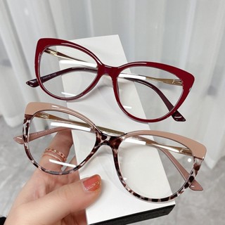 Óculos Anti-Radiação Gato Para Mulheres Homens Estéticos Substituíveis Lentes Armações De Retro em Oferta na Shopee