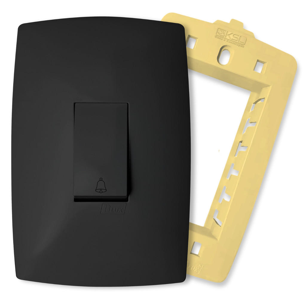 Interruptor Pulsador Campainha Grafite Home B.Lux