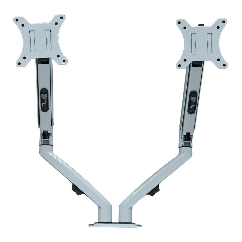 SUPORTE ARTICULADO COM PISTAO A GAS PARA 2 MONITORES ZINNIA NIMBO 200, 17 A 27 POL ZNO-ZNNBO200-WH01 em Oferta na Shopee