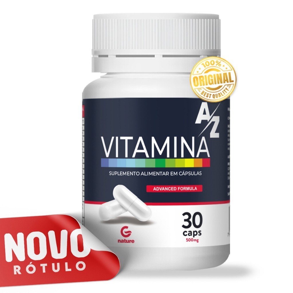 Vitamina A-Z Mulher/Homem 30cáps