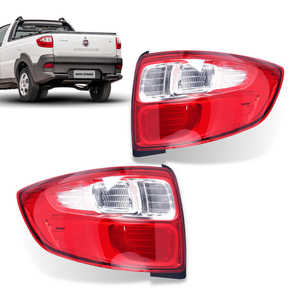 Lanterna traseira Fiat Strada Canto 2015 2016 2017 2018 2019 2020