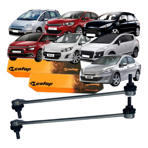 Par Bieleta Estabilizadoras Dianteiras Original Cofap 307 308 3008 408 C4 em Oferta na Shopee