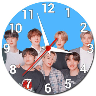 Relógio de Parede K-Pop Grupo BTS Decoração Cantores em Oferta na Shopee