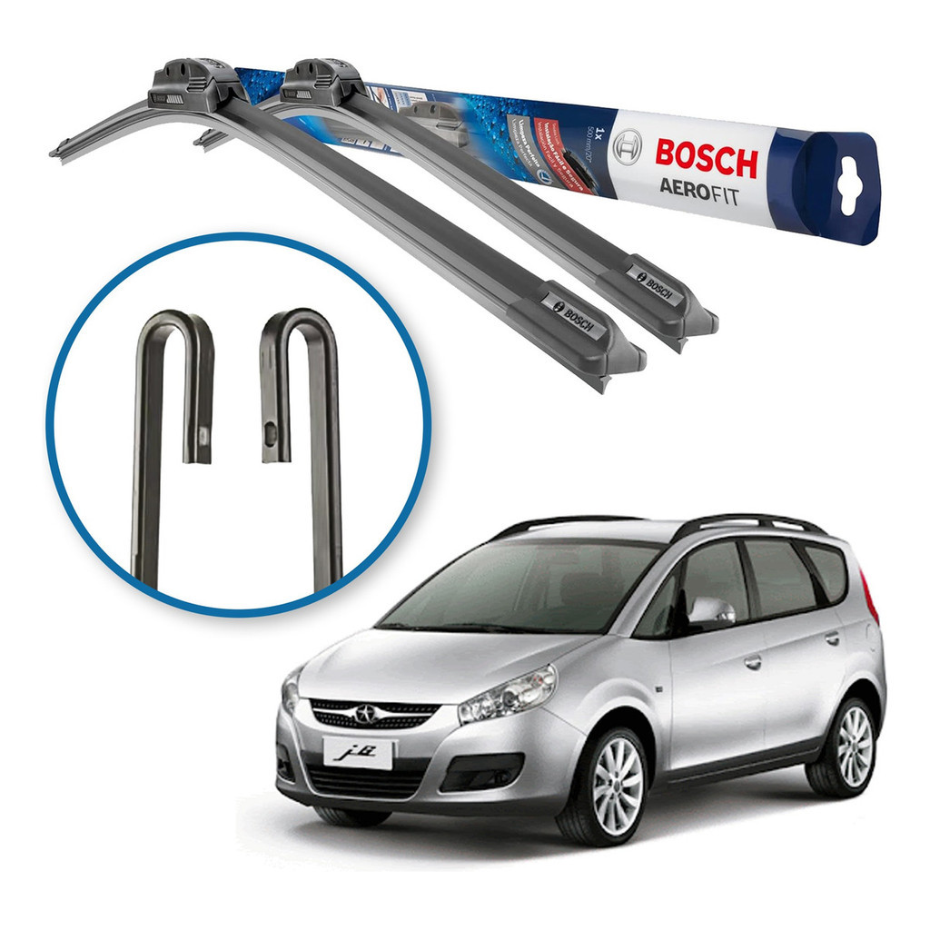 Palheta Limpador Parabrisa Original Bosch Jac Motors J6 2011 a 2018 em Oferta na Shopee