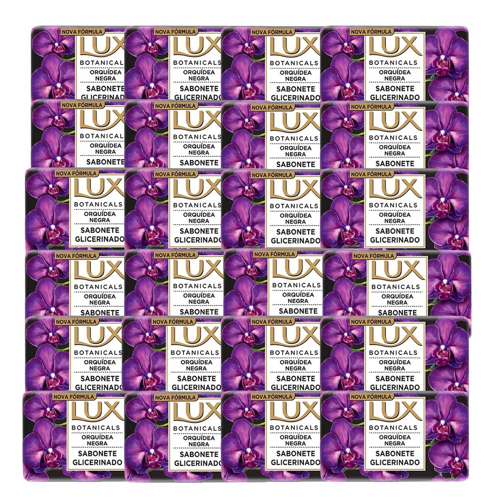 Kit 24 und Sabonete Em Barra Lux Orquídea Negra 85g em Oferta na Shopee