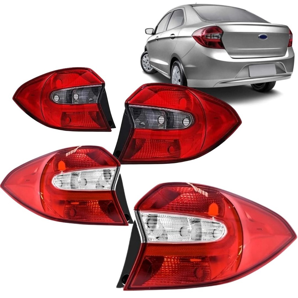 Lanterna Ka Sedan 2015 a 2018 Bicolor ou Fumê