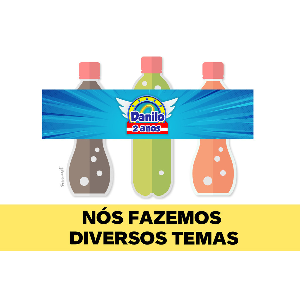 14 Rótulos Adesivos Mini Coca Cola Rotulo Adesivo Personalizados Sonic