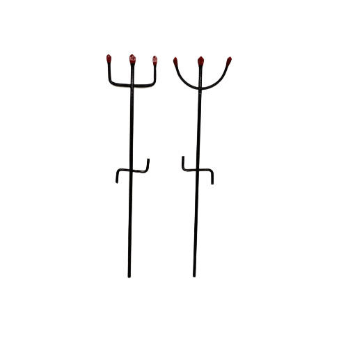 Kit Garfo Exu e Pombagira 30cm ferro