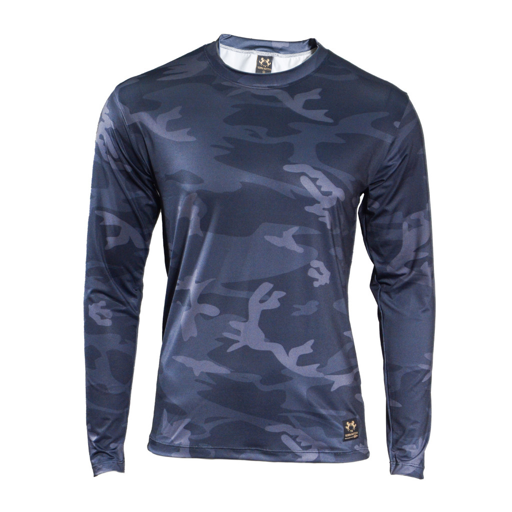 Camisa  Manga Longa Masculina Camuflada de com Proteção UV 50