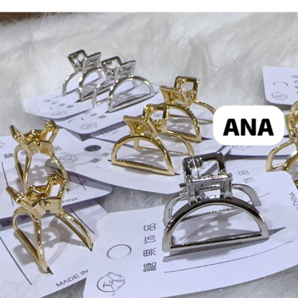 KIT 12 pcs Piranha PP  média Dourada e  rose e prata  de metal vários modelos blogueira