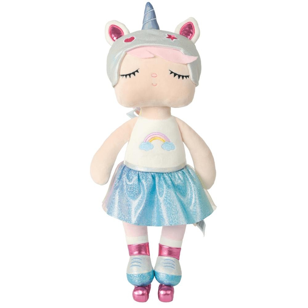 Boneca Angela Unicornio Patinadora 33cm em Oferta na Shopee