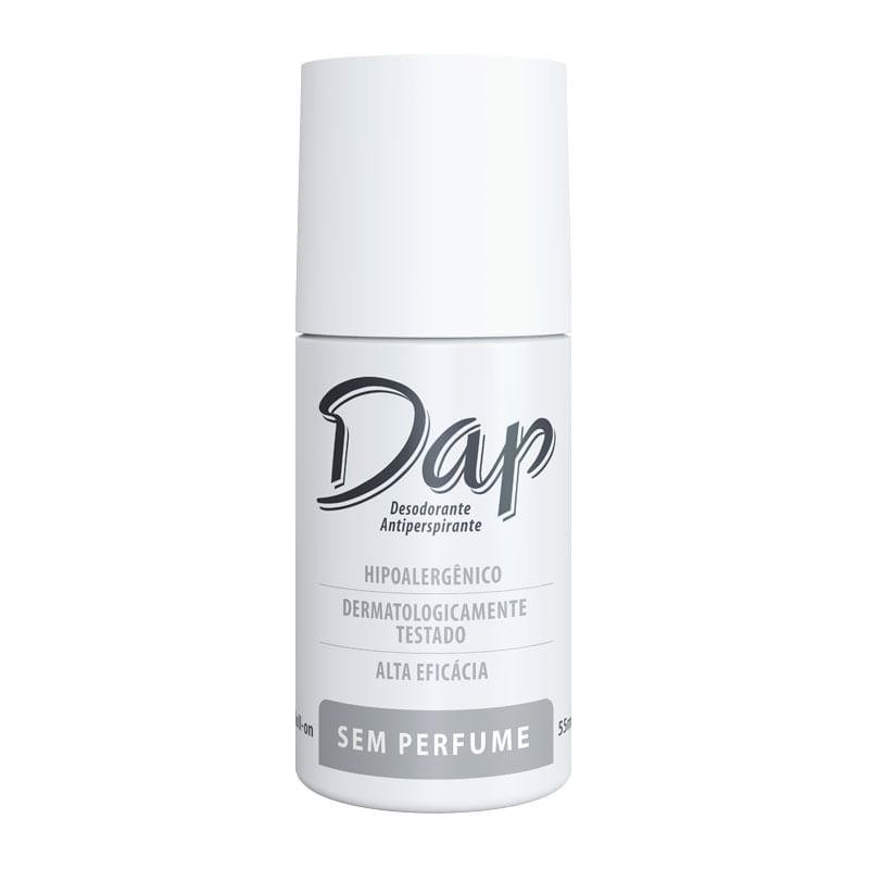 Desodorante Antiperspirante Dap Roll-On Sem Perfume 55ml em Oferta na Shopee
