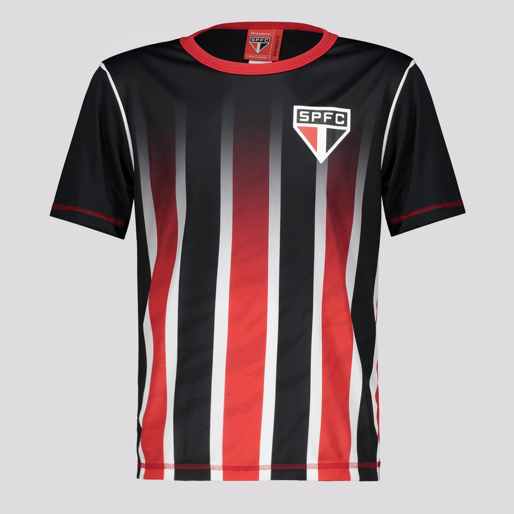 Camisa São Paulo Ser Infantil Preta - Baby & Kids Fashion