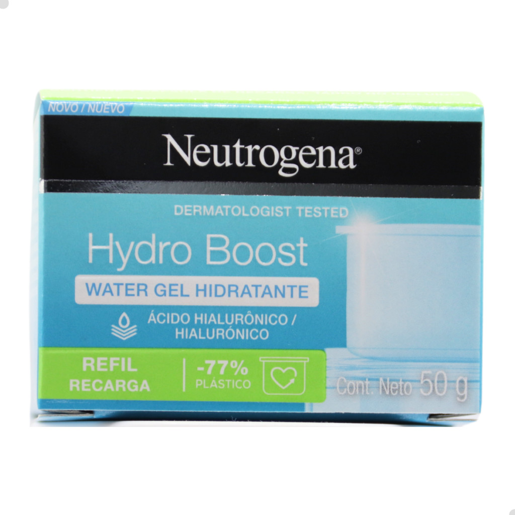 Refil Reposição Neutrogena Hydraboost 50g Hidratante Facial Macio Ácido Hialurônico Oil Free Pele
