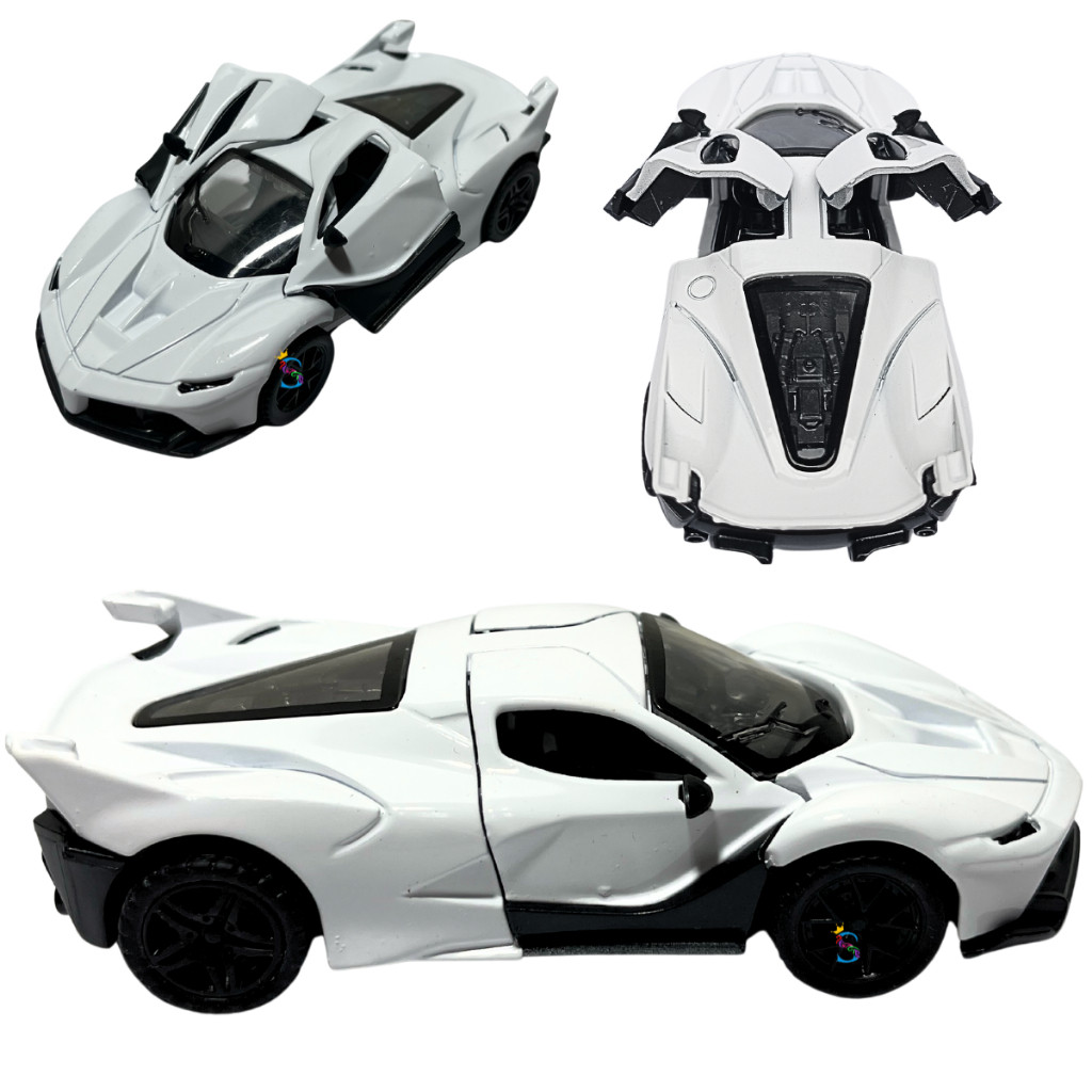 Carro Miniatura  Ferrari FXX- Carrinho Ferro Coleção Fricção linha Premium